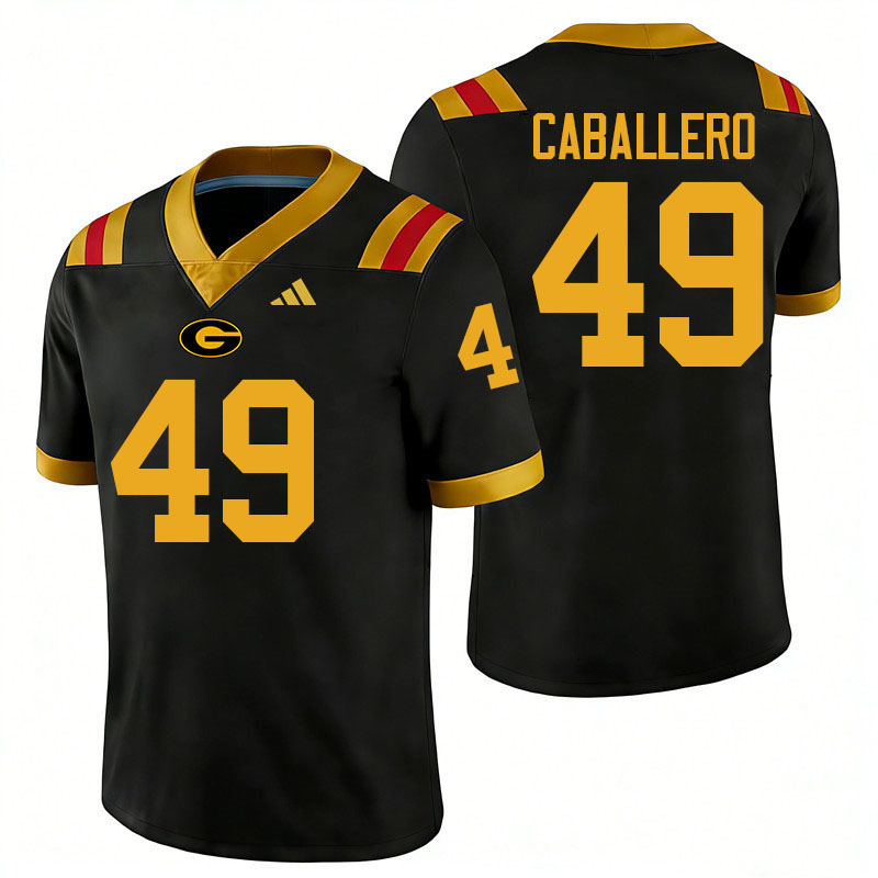 Grambling State Tigers #49 Theodore Caballero College Football Jerseys,Uniforms-Black